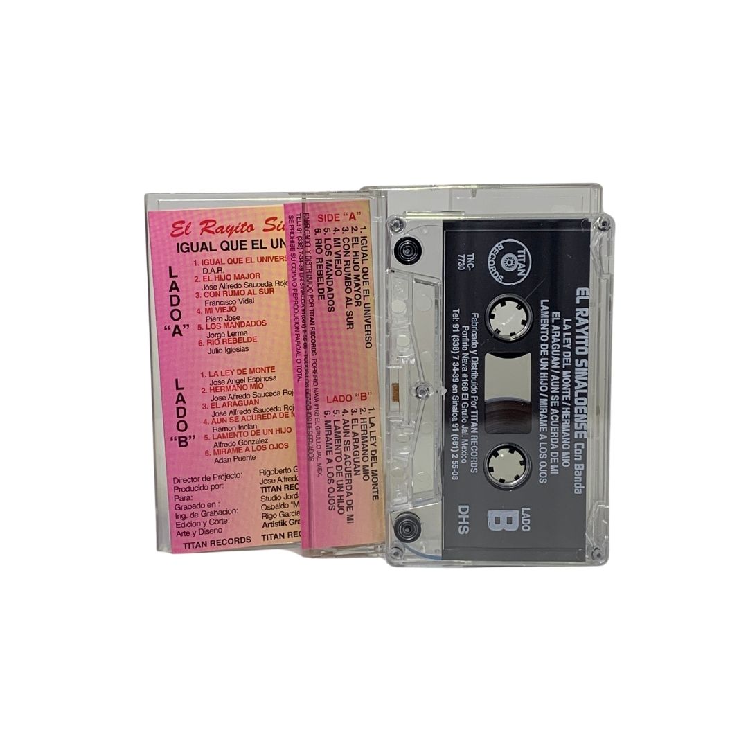 Cassette Original El Rayito De Sinaloa Igual Que El Universo