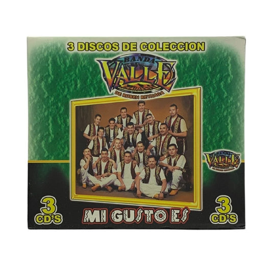 Cd Triple De Banda El Valle Mi Gusto Es