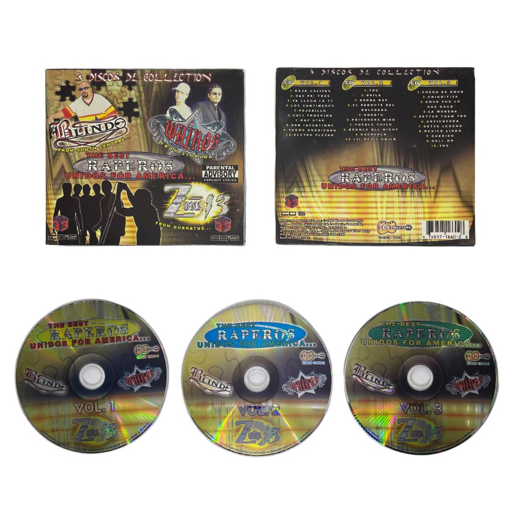 Cd Triple De The Best Raperos Unidos For America