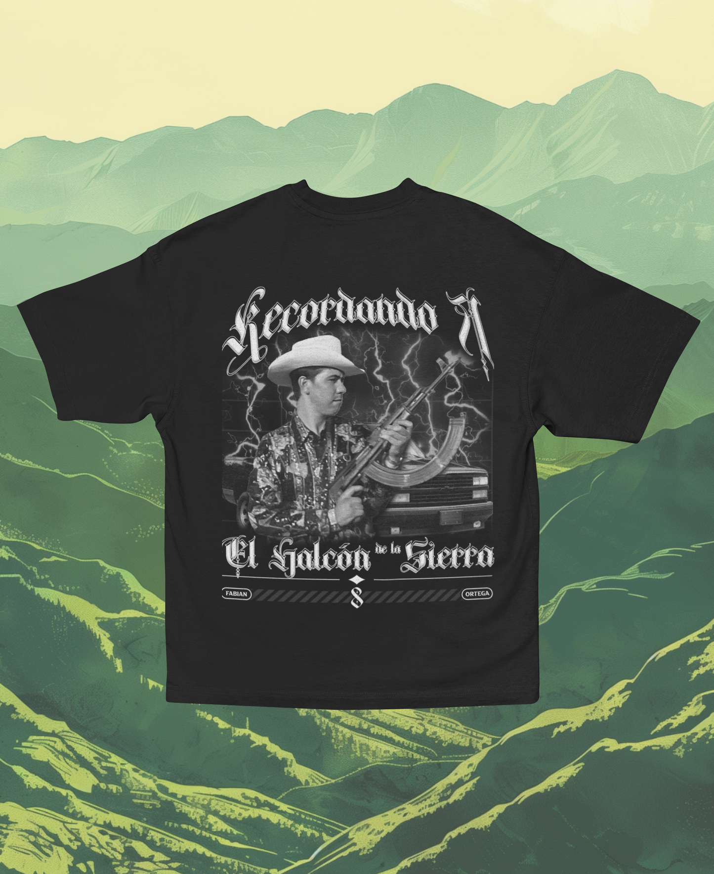 RECORDANDO A EL HALCON DE LA SIERRA OVERSIZE T-SHIRT