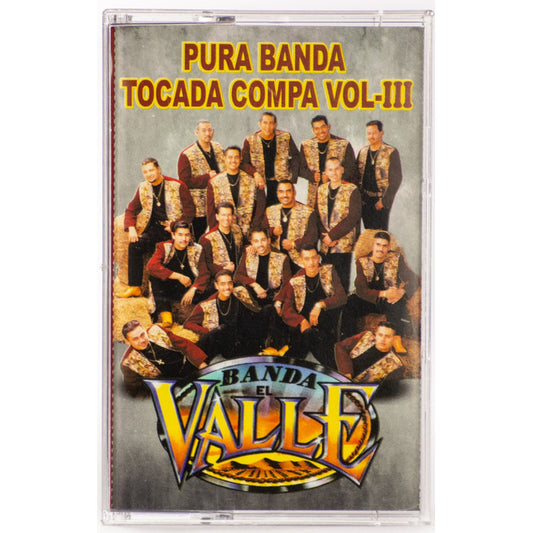 Cassette Original De Banda El Valle Pura Banda Tocada Vol. 3