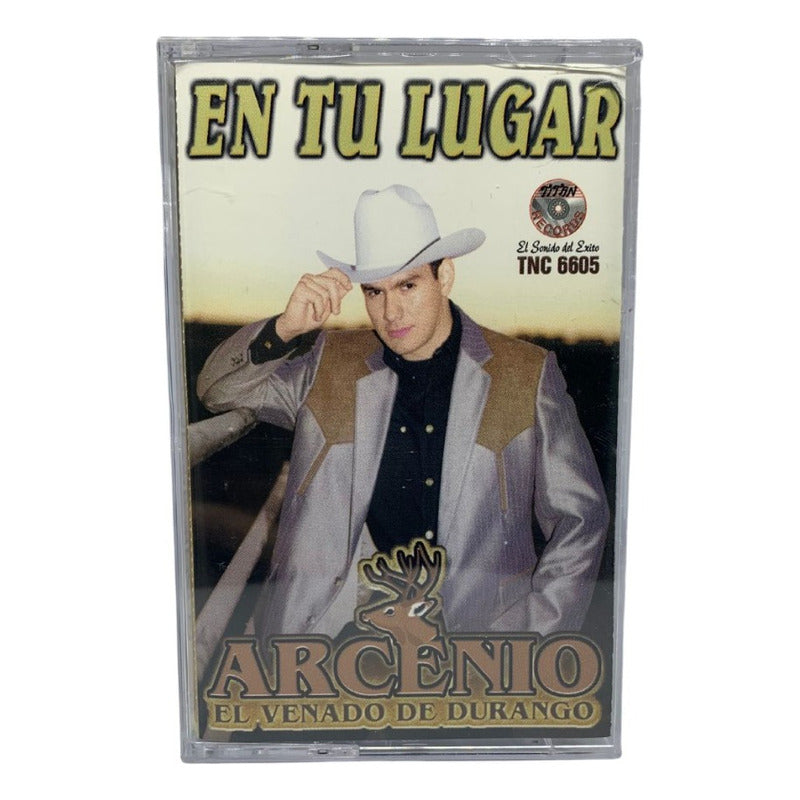 Cassete Original De Arcenio El Venado De Durango En Tu Lugar