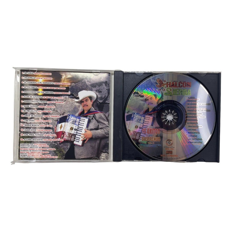 Disco El Halcon De La Sierra Los 15 Exitos Mas Sierreños V 3