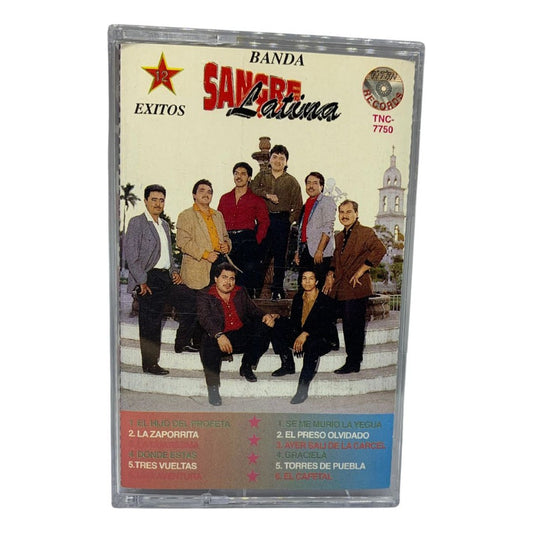 Cassette Original De Banda Sangre Latina 12 Exitos