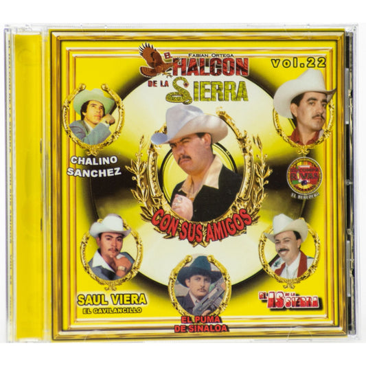 Disco De El Halcón De La Sierra Con Sus Amigos Vol. 22