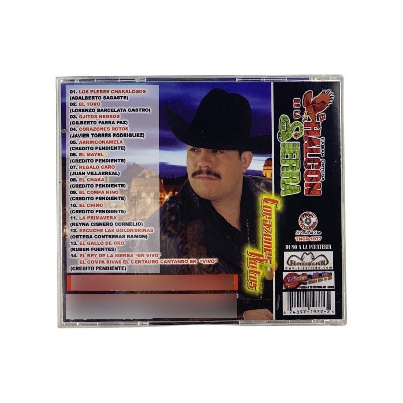 Disco De El Halcon De La Sierra Corazones Rotos