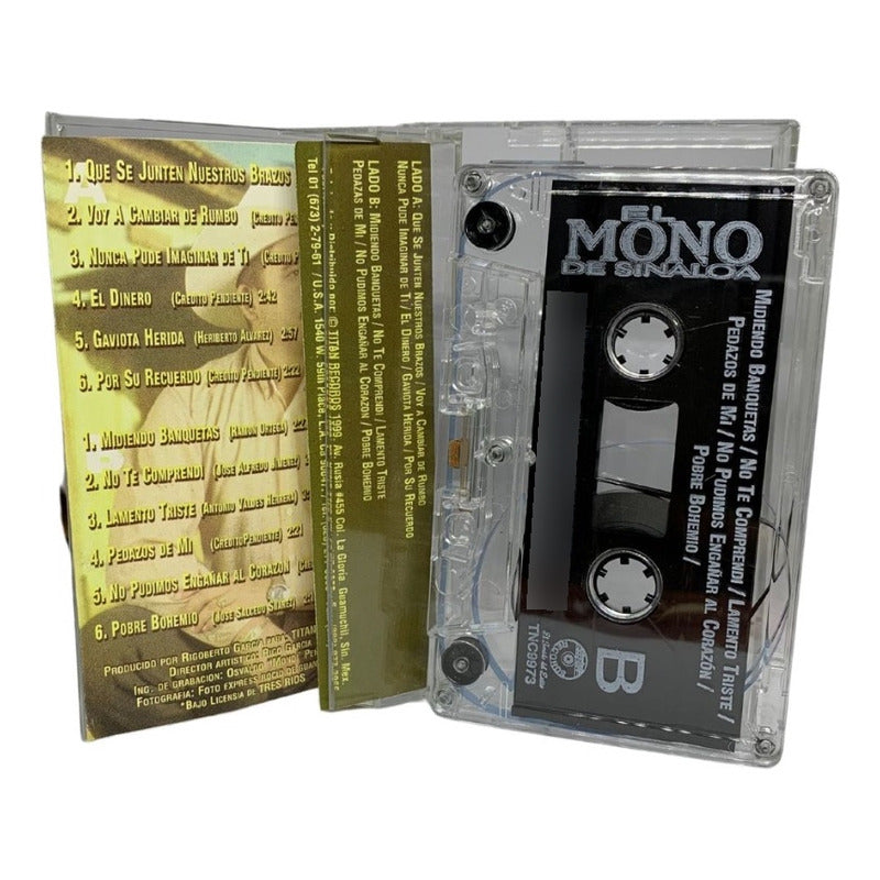 Cassette Original De El Mono De Sinaloa Midiendo Banquetas