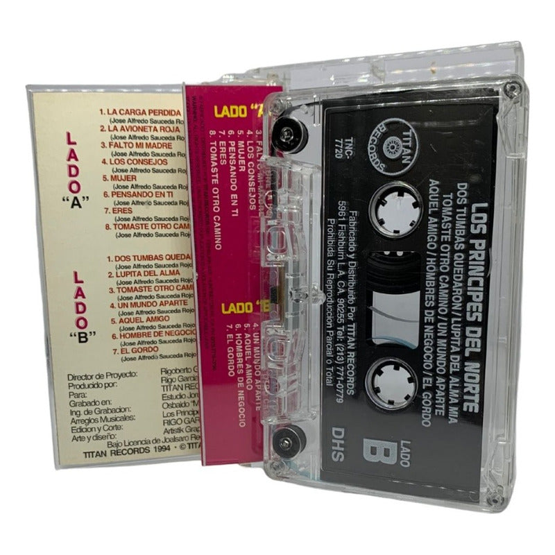 Cassette Original De Los Principes Del Norte Mis Corridos