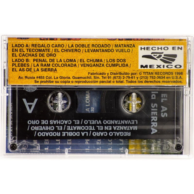 Cassette Original De El As De La Sierra Regalo Caro