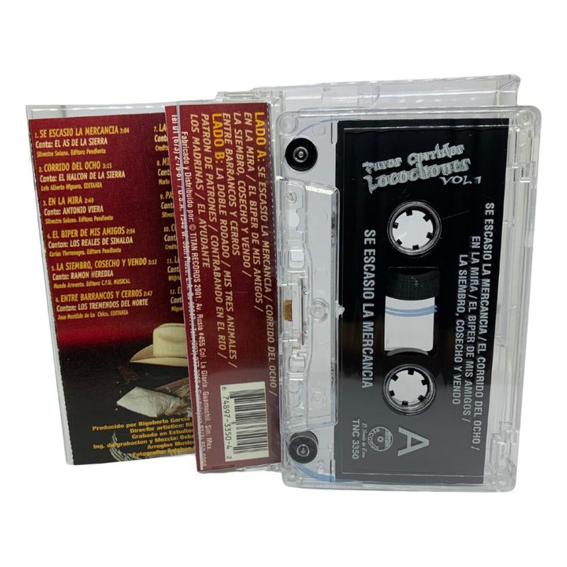 Cassette Original De Puros Corridos Locochones Vol. 1