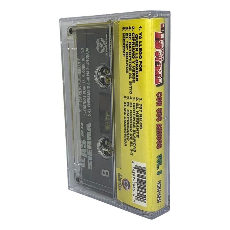 Cassette Original De El As De La Sierra Con Sus Amigos V. 8