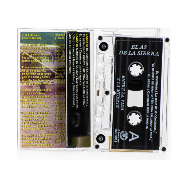 Cassette Original El As De La Sierra Entre La Vida Y La Muer