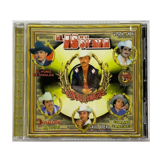 Disco De El As De La Sierra Con Sus Amigos Vol 16
