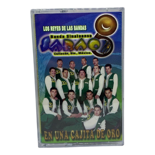 Cassette De Banda Sinaloense Sarao En Una Cajita De Oro