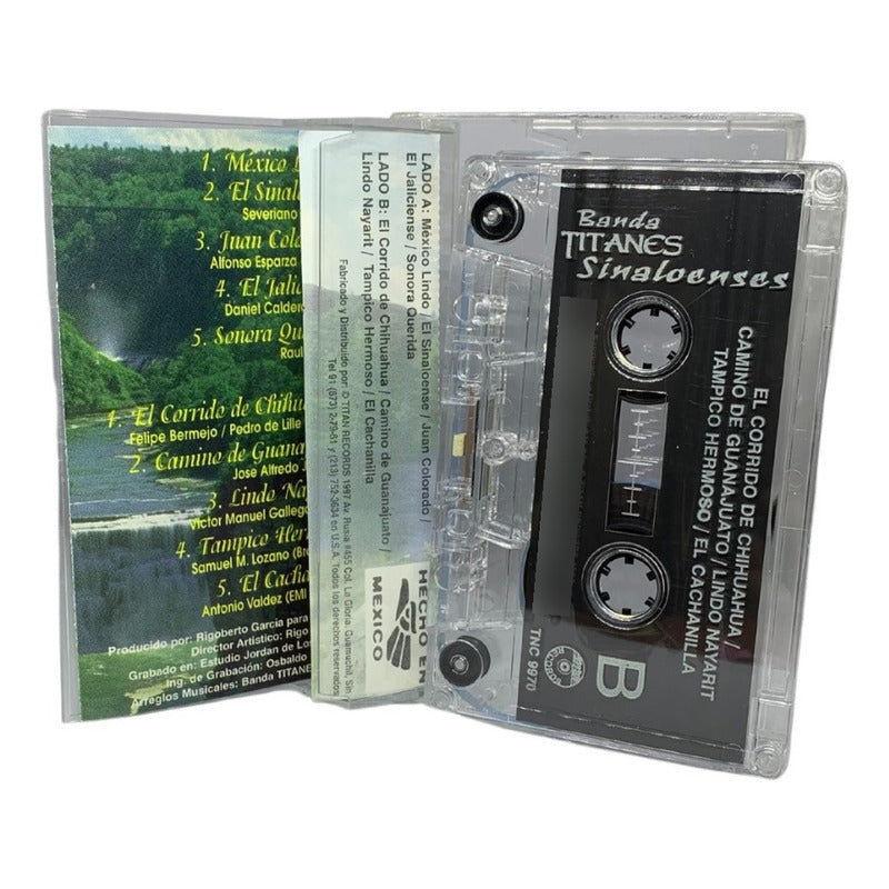 Cassette De Banda Titanes Sinaloenses Amanecer En Mi Mexico