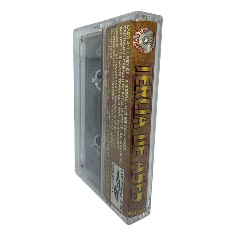 Cassette De Tercia De Ases Con Banda Sinaloense Y Acordeon