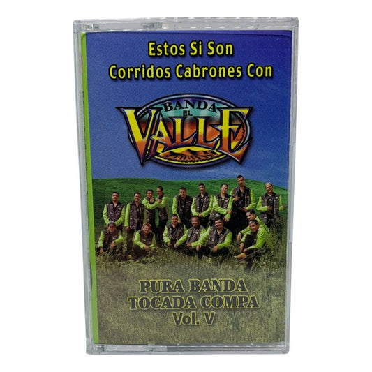 Cassette De Banda El Valle Pura Banda Tocada Compa Vol. V