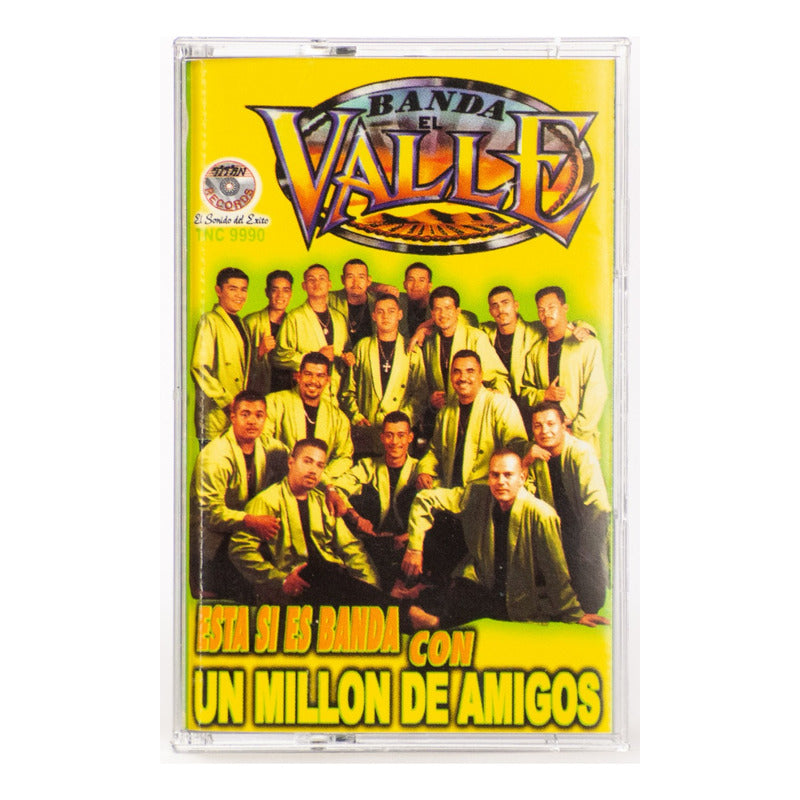 Cassette Original De Banda El Valle Con Un Millón De Amigos