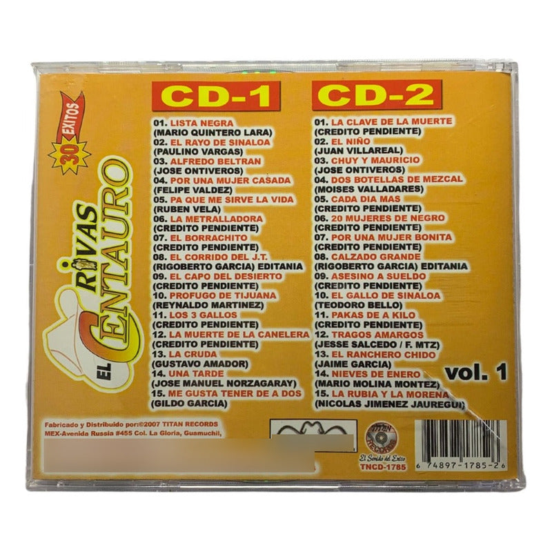 Disco Original De Rivas El Centauro Coleccion Diamante V. 1