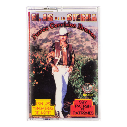 Cassette Original De El As De La Sierra Puros Corridos Bravo
