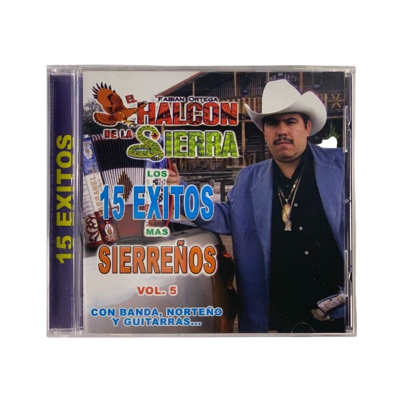 Disco El Halcon De La Sierra Los 15 Exitos Mas Sierreños V 5