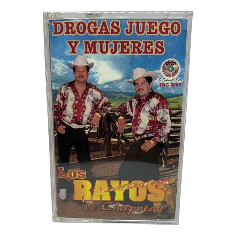 Cassette De Los Rayos De Chapotan Drogas, Juegos Y Mujeres