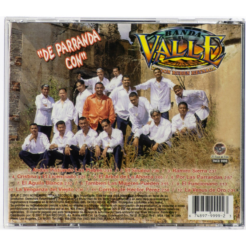 Disco De Banda El Valle De Parranda Con