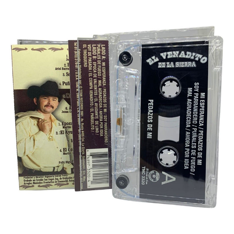 Cassette Original De El Venadito De La Sierra Pedazos De Mi