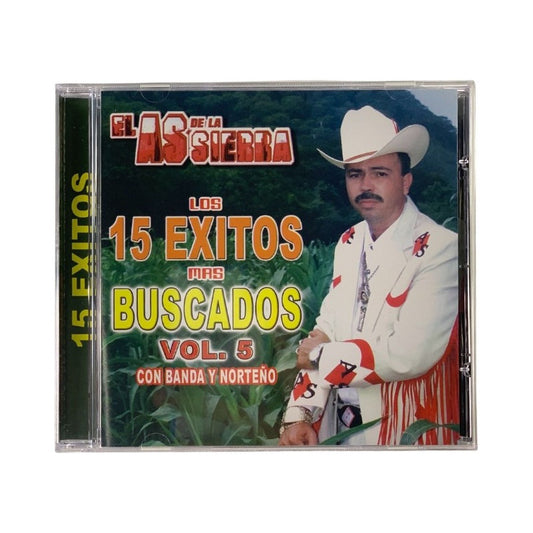 Disco El As De La Sierra Los 15 Exitos Mas Buscados Vol 5