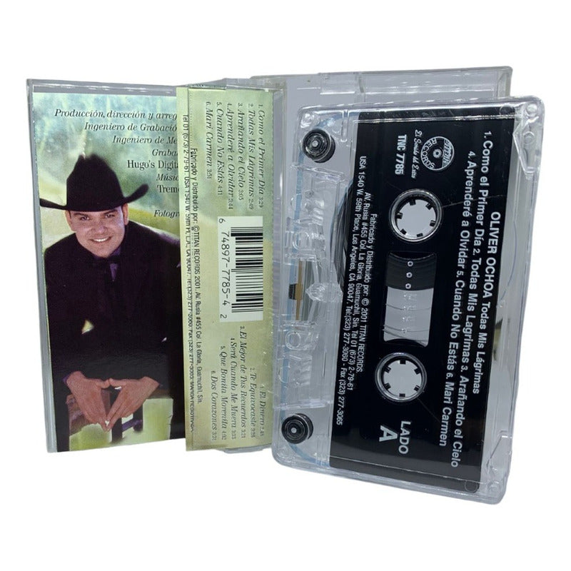 Cassette Original De Oliver Ochoa Todas Mis Lagrimas