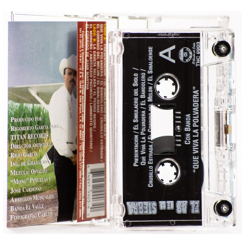 Cassette Original De El As De La Sierra La Polvadera Banda