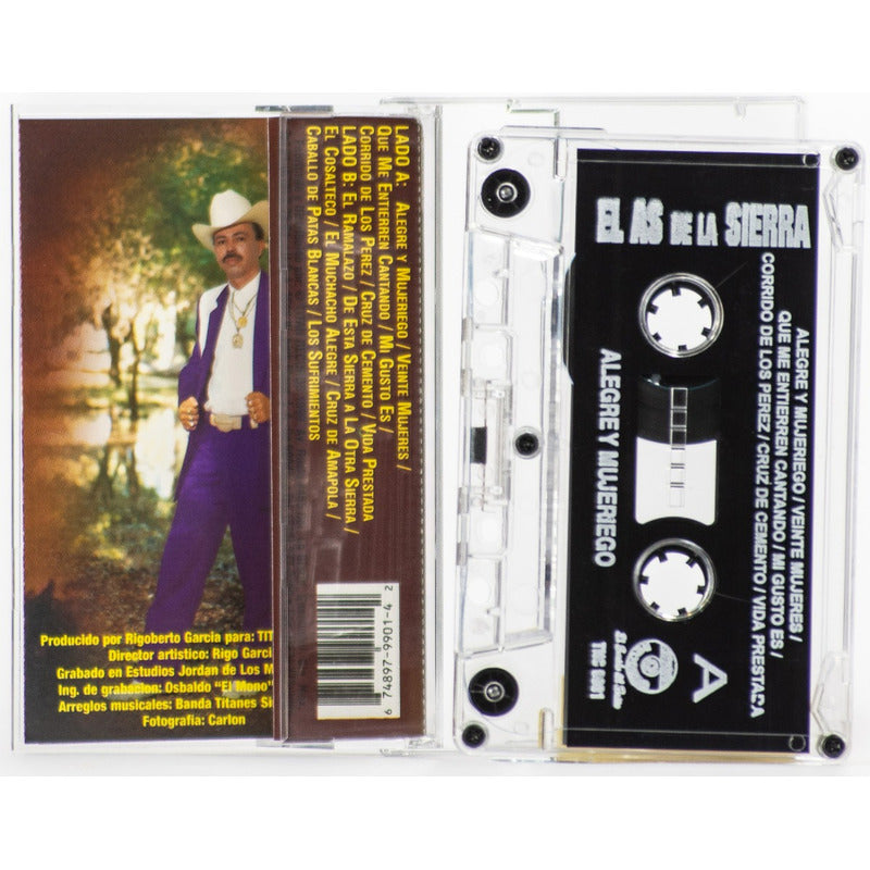 Cassette Original El As De La Sierra Alegre Y Mujeriego
