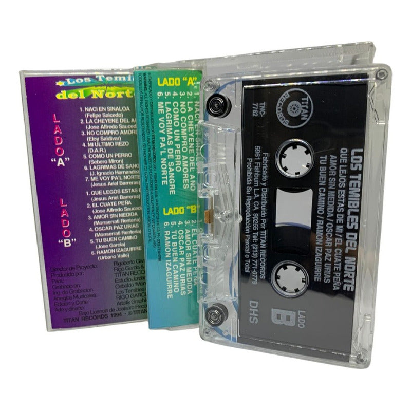 Cassette Original De Los Temibles Del Norte Naci En Sinaloa