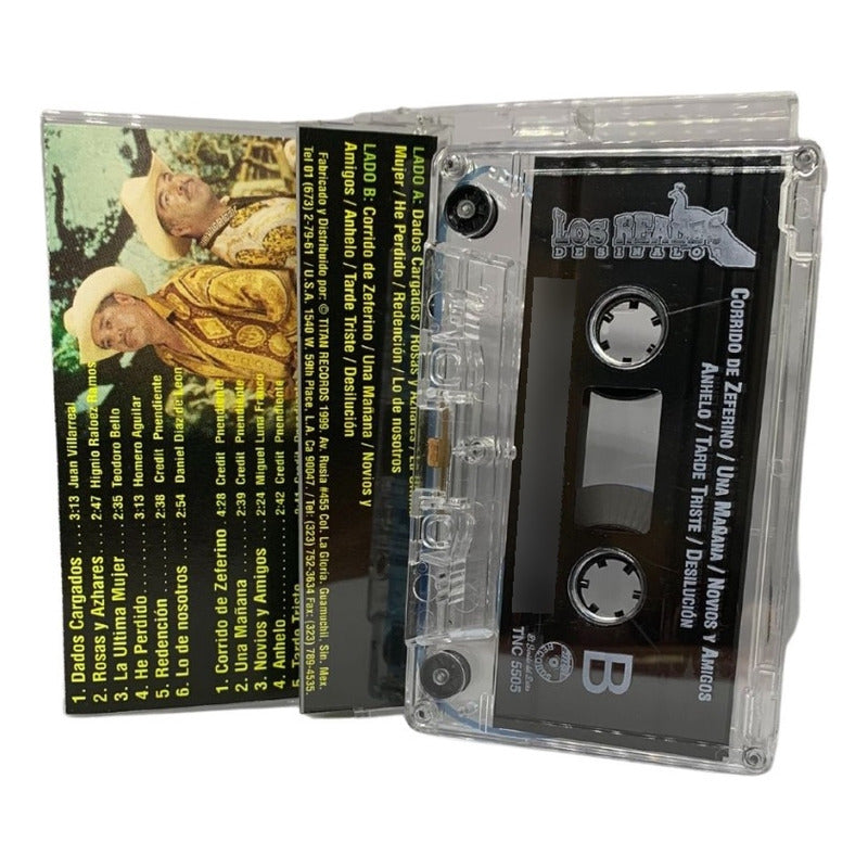 Cassette Original De Los Reales De Sinaloa Dados Cargados