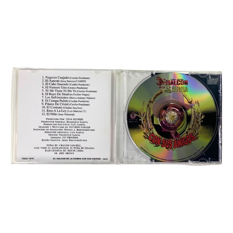 Disco De El Halcón De La Sierra Con Sus Amigos Vol 2