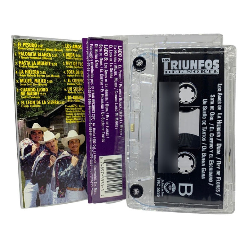 Cassette Original De Los Triunfos Del Norte El Pesudo