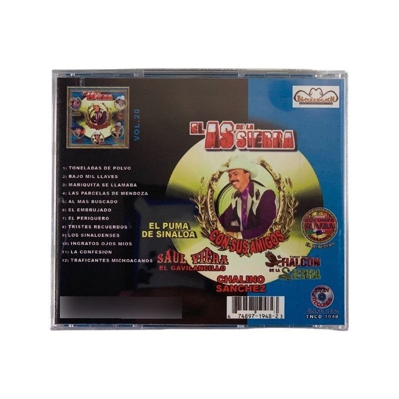 Disco De El As De La Sierra Con Sus Amigos Vol 20