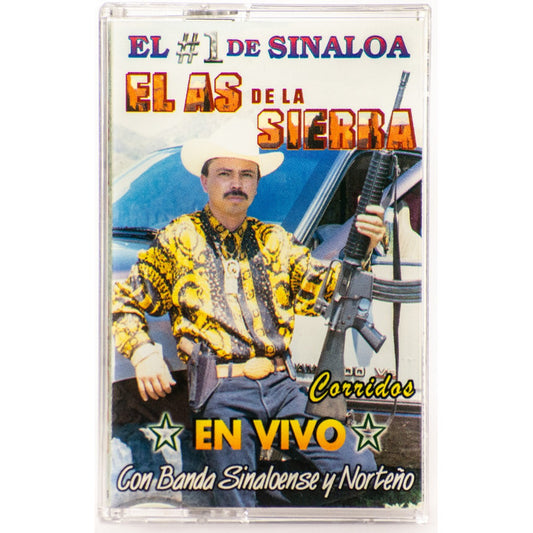 Cassette Original De El As De La Sierra Con Banda S. En Vivo