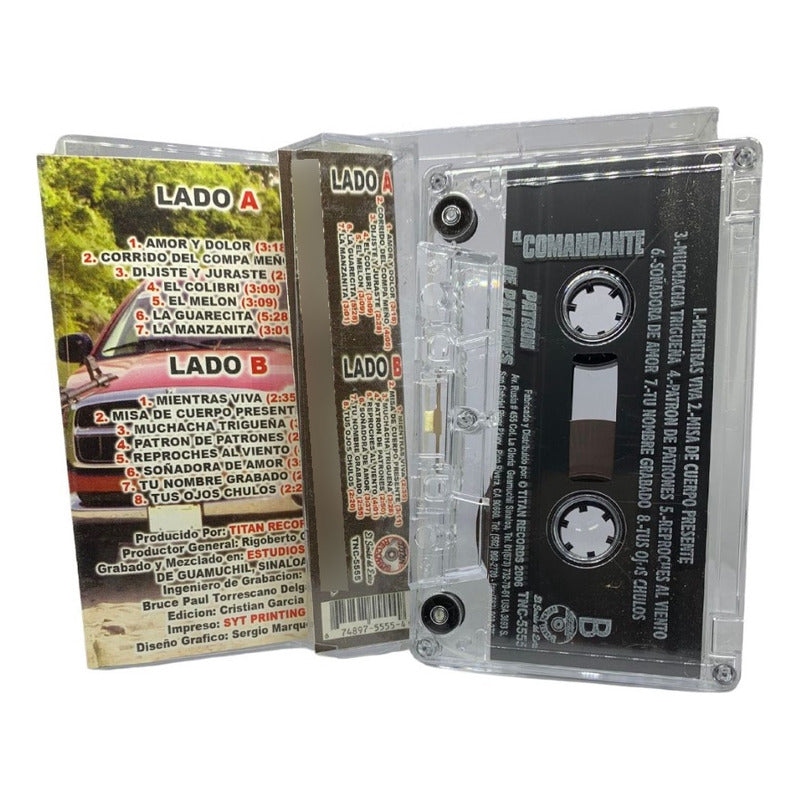 Cassette Original De El Comandante Patron De Patrones