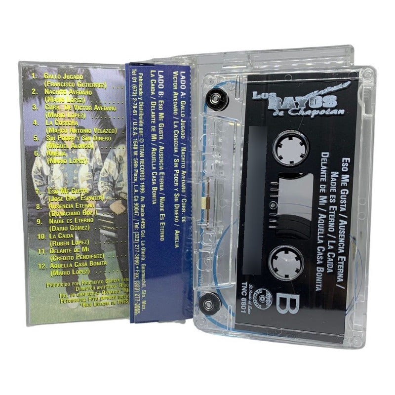 Cassette Original De Los Rayos De Chapotan Gallo Jugado