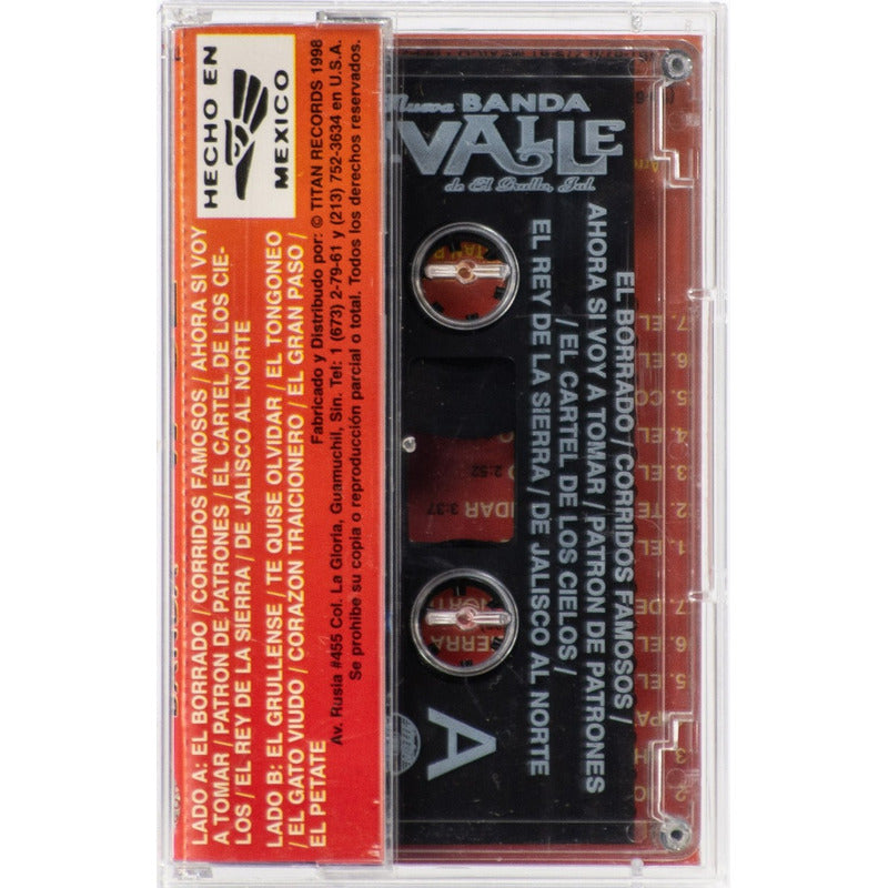 Cassette Original De Banda El Valle Corridos Y Canciones