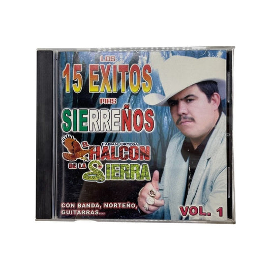 Disco El Halcon De La Sierra Los 15 Exitos Mas Sierreños V 1