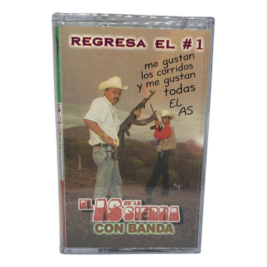 Cassette De El As De La Sierra Regresa El #1 Con Banda