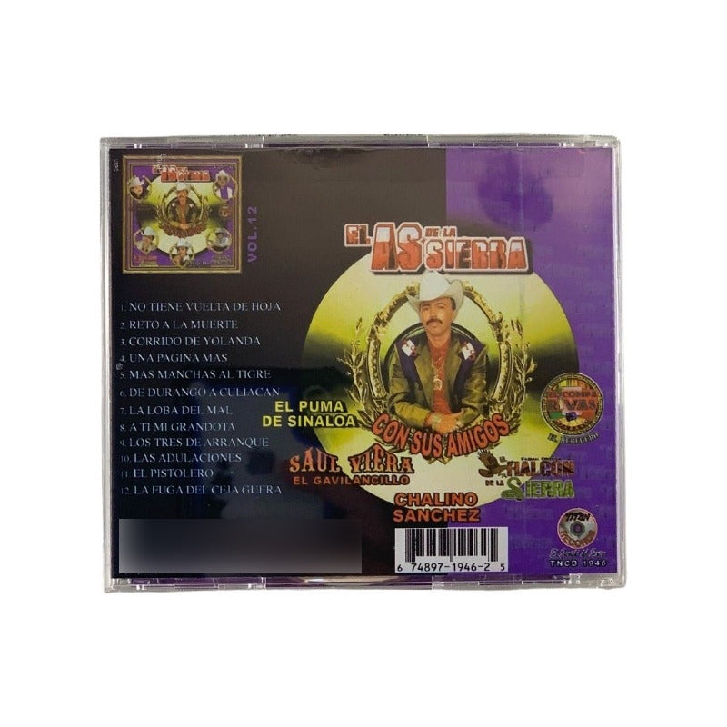 Disco De El As De La Sierra Con Sus Amigos Vol 12