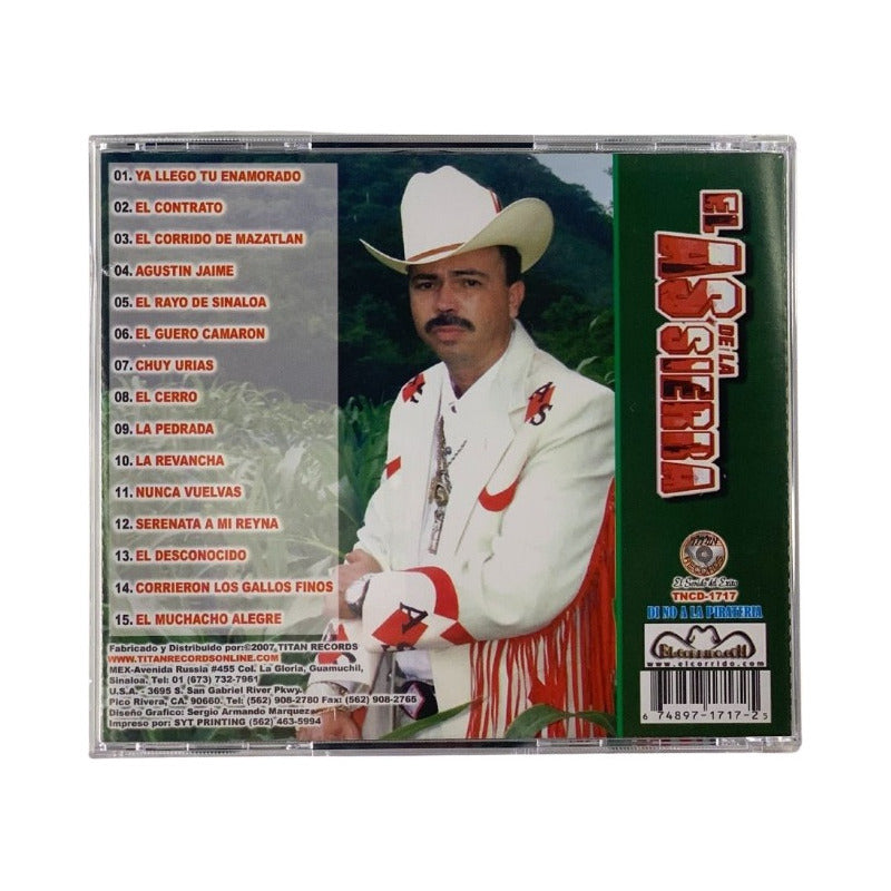 Disco El As De La Sierra Los 15 Exitos Mas Buscados Vol 5