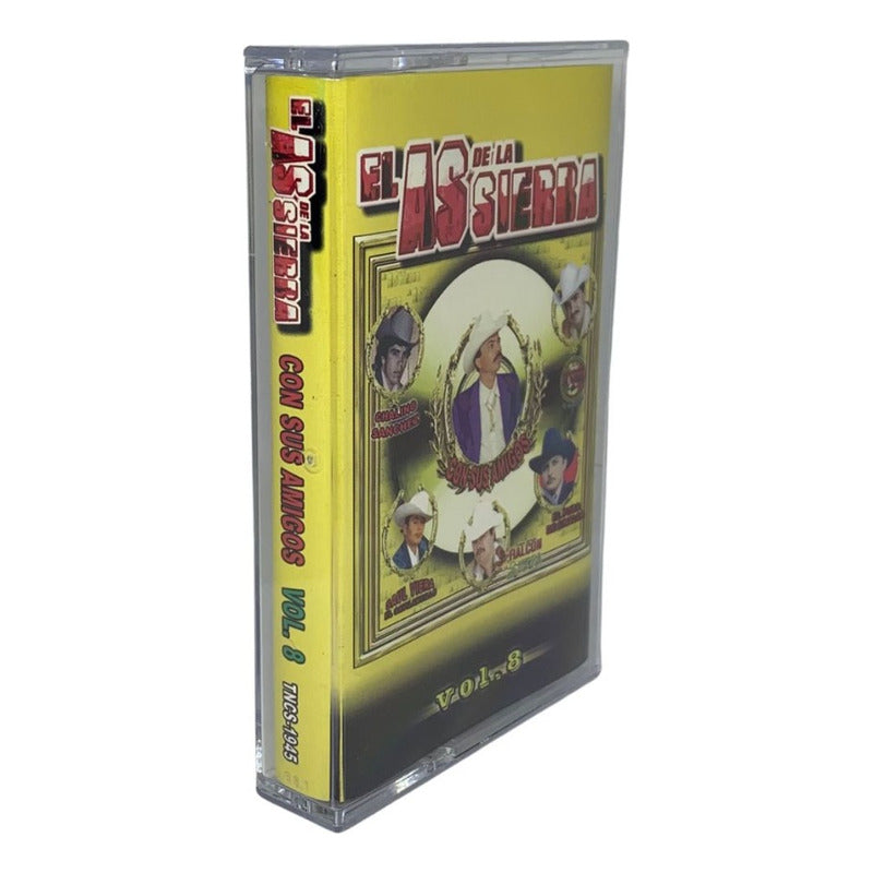 Cassette Original De El As De La Sierra Con Sus Amigos V. 8
