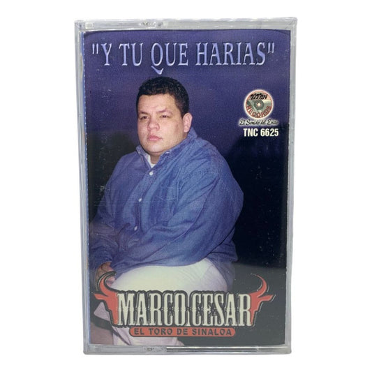 Cassette De Marco Cesar El Toro De Sinaloa Y Tu Que Harias