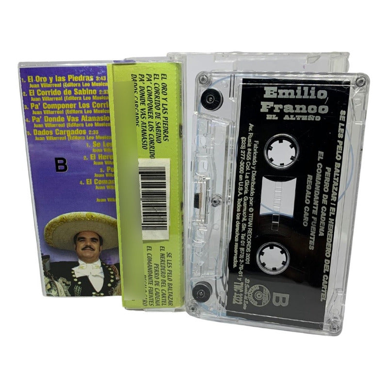 Cassette Original De Emilio Franco El Oro Y Las Piedras